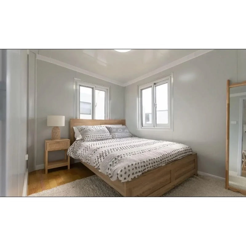 Portable Prefab Tiny Home for Sale, 40ft Modular Home - with 2 Bedrooms, 1 Kitchen & Bathroom, Expandable Container House To