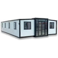 Portable Prefab Tiny Home for Sale, 40ft Modular Home - with 2 Bedrooms, 1 Kitchen & Bathroom, Expandable Container House To
