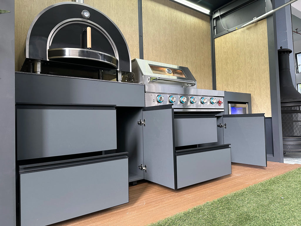 Factory - Custom Outdoor Grilling Houses Equipped with Grills & Fridges. Ideal for Garden Beer - Filled Gatherings