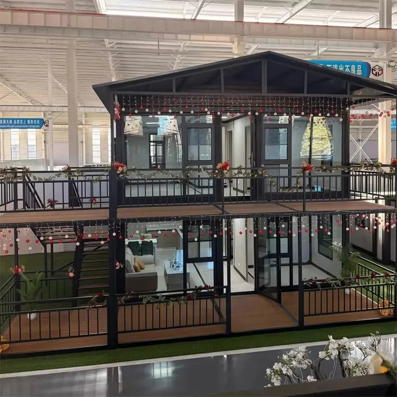 Best Selling Movable Expandable Container House Livable Room Prefab Mobile Tiny Home 20ft 40ft For Camping Hotel Family House