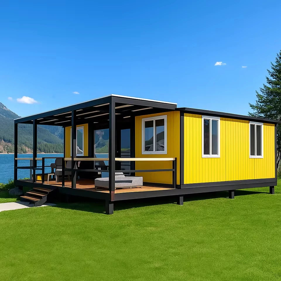 40ft Expandable Container House Portable Container Homes Mobile Prefabricated House 3 Bedroom Modular Home with Kitchen Bathroom