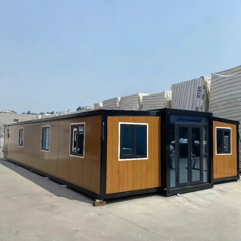 40FT Luxury Expandable Container House 72 Sqm Mobile Home with Kitchen with Toilet Tiny Holiday Homes