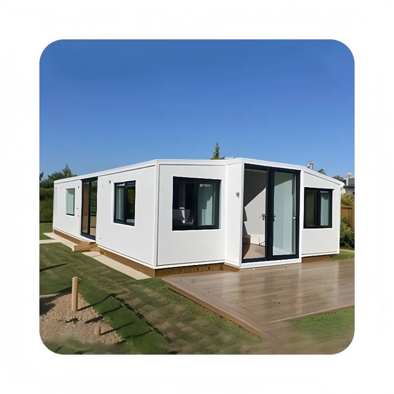 40FT Luxury Expandable Container House 72 Sqm Mobile Home with Kitchen with Toilet Tiny Holiday Homes