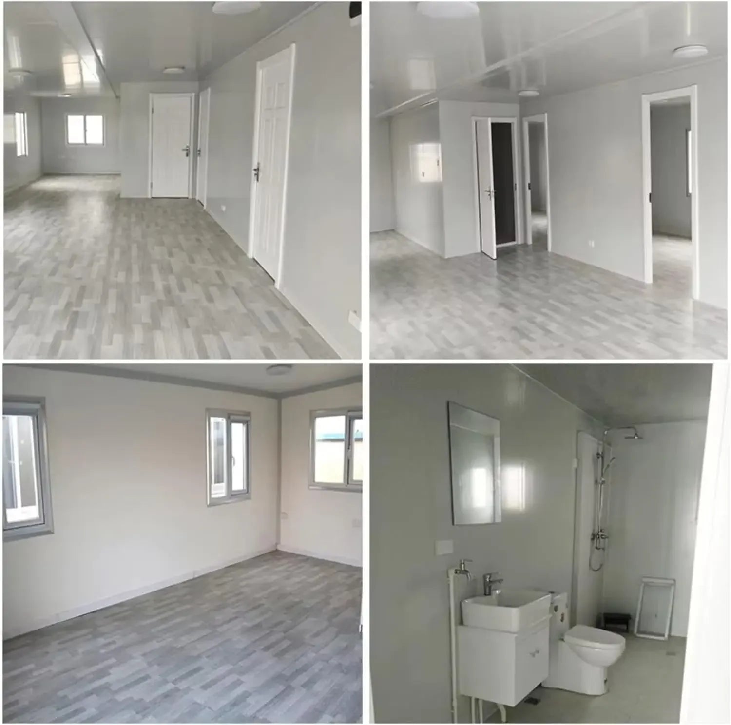 Portable Prefab Tiny Home for Sale, 20ft Modular Home - with 2-3 Bedrooms, 1 Kitchen & Bathroom, Expandable Container