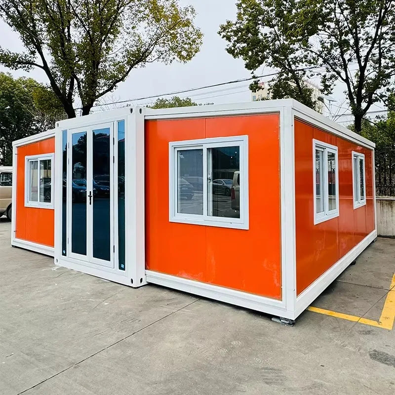 Prefab Container House 20ft 40ft 30ft Folding Expandable Container House Prefabricated Solar Power Farm House Durable