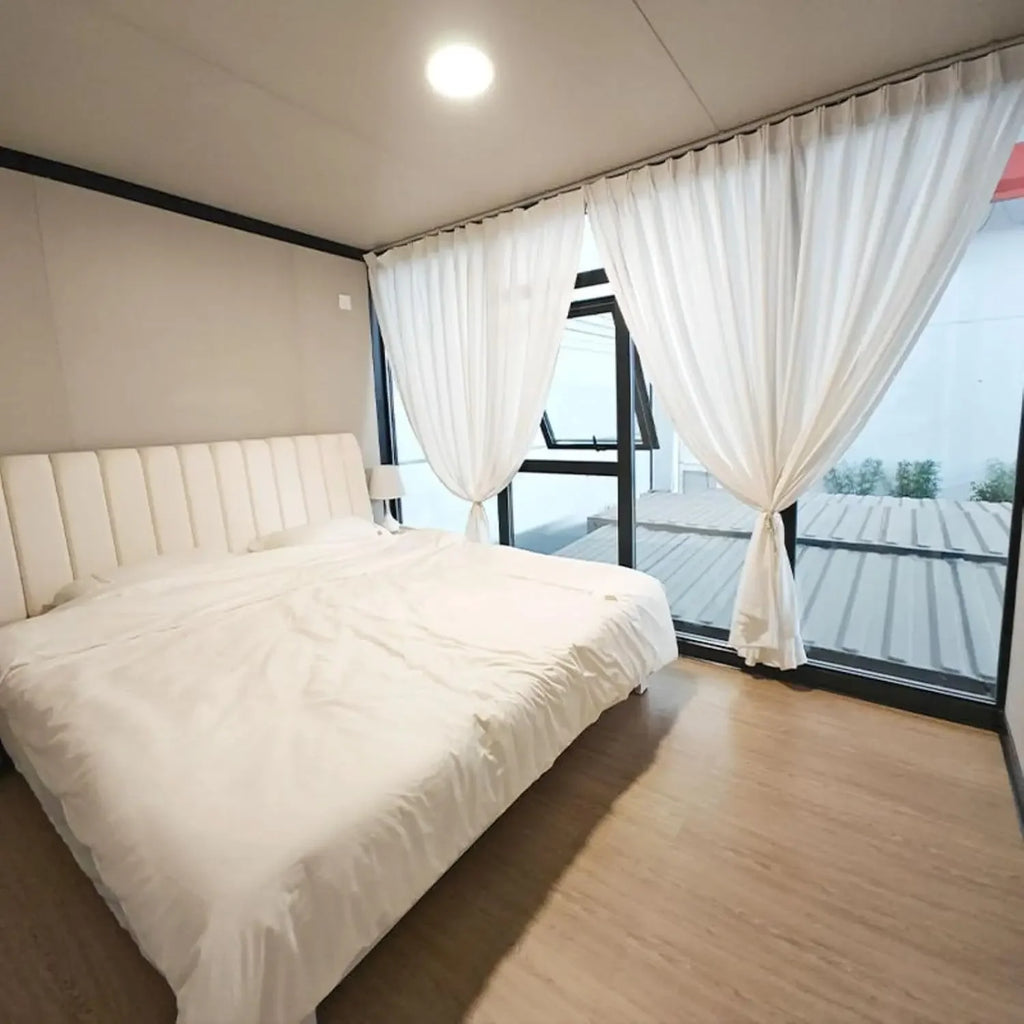 Portable Prefab Tiny Home for Sale, 20ft Modular Home - with 2-3 Bedrooms, 1 Kitchen & Bathroom, Expandable Container