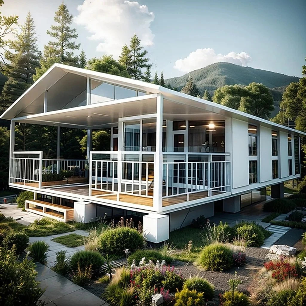 40ft Mobile Folding Houses, 20ft Modular Prefabricated Houses and Customizable Container Houses with 1-4 Bedrooms and Furniture