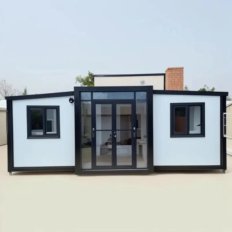 40ft Expandable Container House Portable Container Homes Mobile Prefabricated House 3 Bedroom Modular Home with Kitchen Bathroom