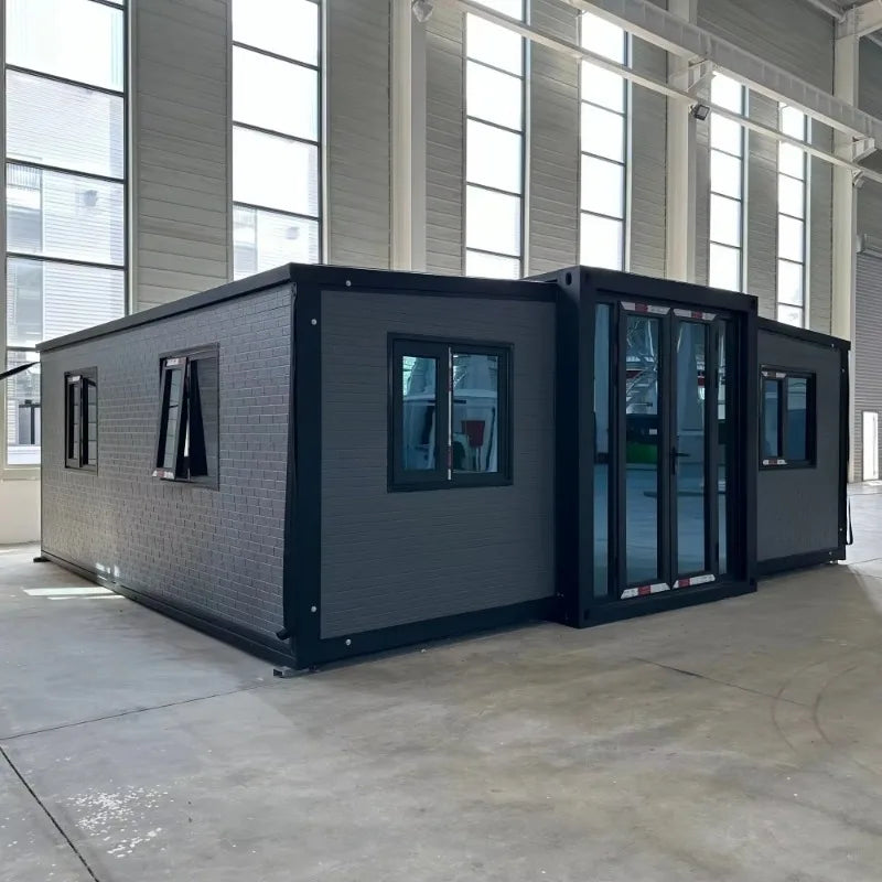 Prefab Container House 20ft 40ft 30ft Folding Expandable Container House Prefabricated Solar Power Farm House Durable