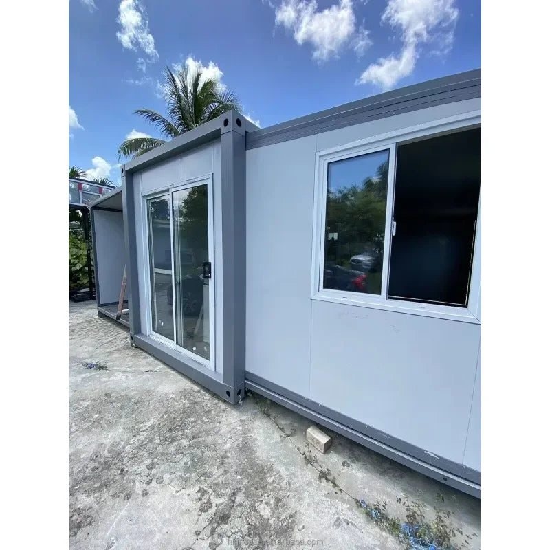 Luxury 40ft Modular Expandable House with Solar Energy Prefabricated Meeting Room Office Warehouse Mobile Home Foldable