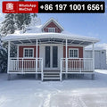3 Bedroom Prefabricated House for Spain Luxury Modern Outdoor Outdoor Garden Lounge 20ft Prefablicadas Houses Eco-Friendliness
