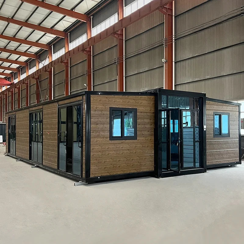 custom.Prefab Cabin 40ft Container House With 3 Bedroom Expandable Container House Home Use