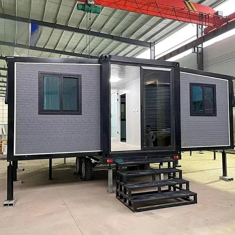 3 Bedroom Prefabricated House for Spain Luxury Modern Outdoor Outdoor Garden Lounge 20ft Prefablicadas Houses Eco-Friendliness