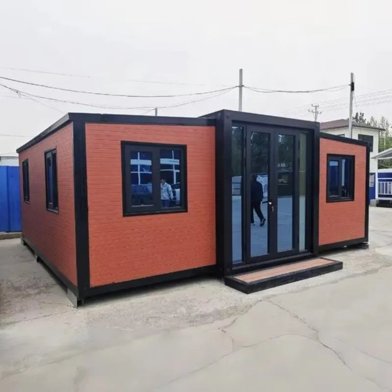 Prefab Container House 20ft 40ft 30ft Folding Expandable Container House Prefabricated Solar Power Farm House Durable