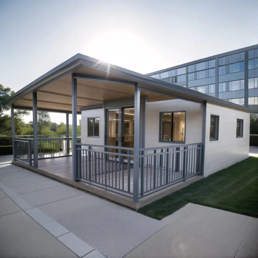 40ft Mobile Folding Houses, 20ft Modular Prefabricated Houses and Customizable Container Houses with 1-4 Bedrooms and Furniture