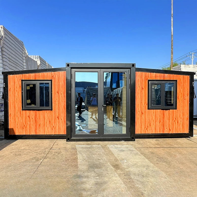 Prefab Container House 20ft 40ft 30ft Folding Expandable Container House Prefabricated Solar Power Farm House Durable