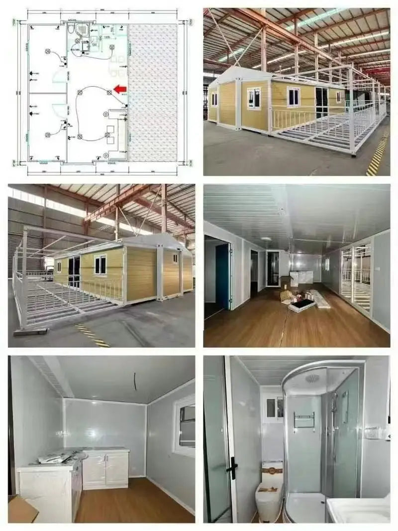 Cheapest 20ft 40ft Luxury Show House in Australia Prefabricated Modular Home Expandable Container House for Sale