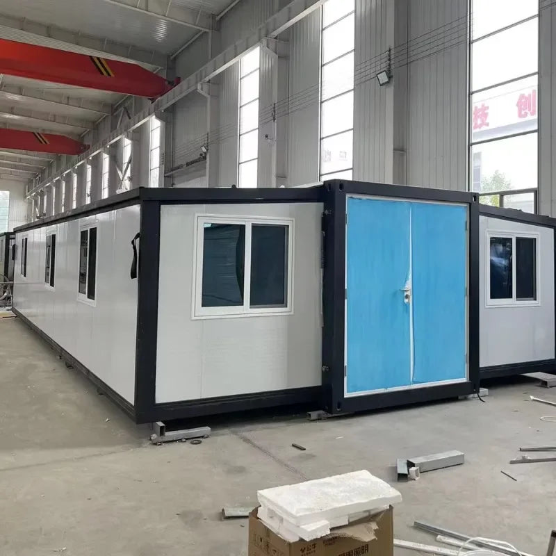 Luxury 40ft Modular Expandable House with Solar Energy Prefabricated Meeting Room Office Warehouse Mobile Home Foldable