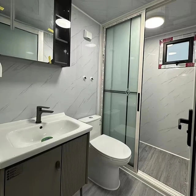 40ft Mobile Folding Houses, 20ft Modular Prefabricated Houses and Customizable Container Houses with 1-4 Bedrooms and Furniture