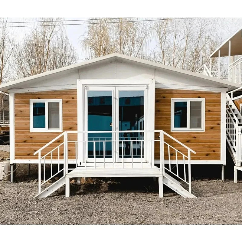 3 Bedroom Prefabricated House for Spain Luxury Modern Outdoor Outdoor Garden Lounge 20ft Prefablicadas Houses Eco-Friendliness