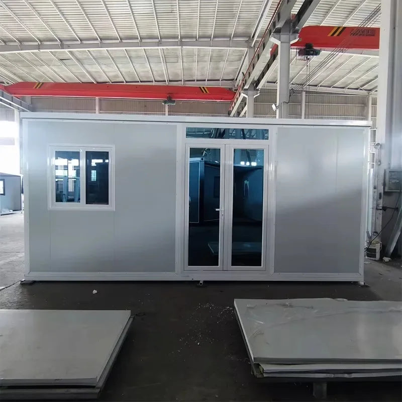 Luxury 40ft Modular Expandable House with Solar Energy Prefabricated Meeting Room Office Warehouse Mobile Home Foldable