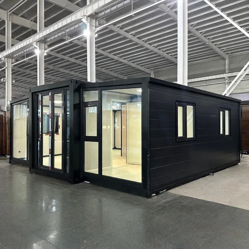 Customized 20FT 40FT 3 Bedroom Luxury Living Home Prefab House Expandable Container Homes with Bathroom