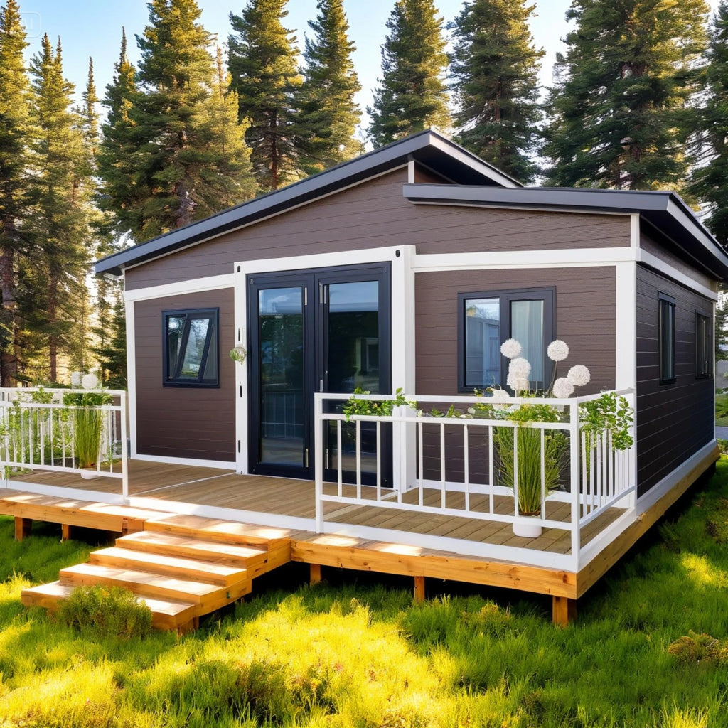 40ft Expandable Container House Portable Container Homes Mobile Prefabricated House 3 Bedroom Modular Home with Kitchen Bathroom
