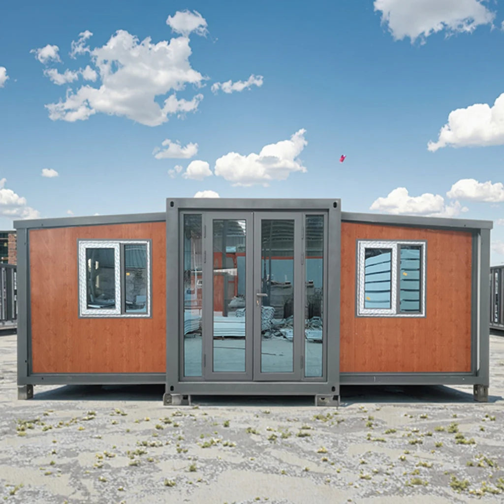 Mobile Villa Expandable Container 40ft Extendable 2 Story Container Home 3 Bedroom Tow Floor Container House Luxury