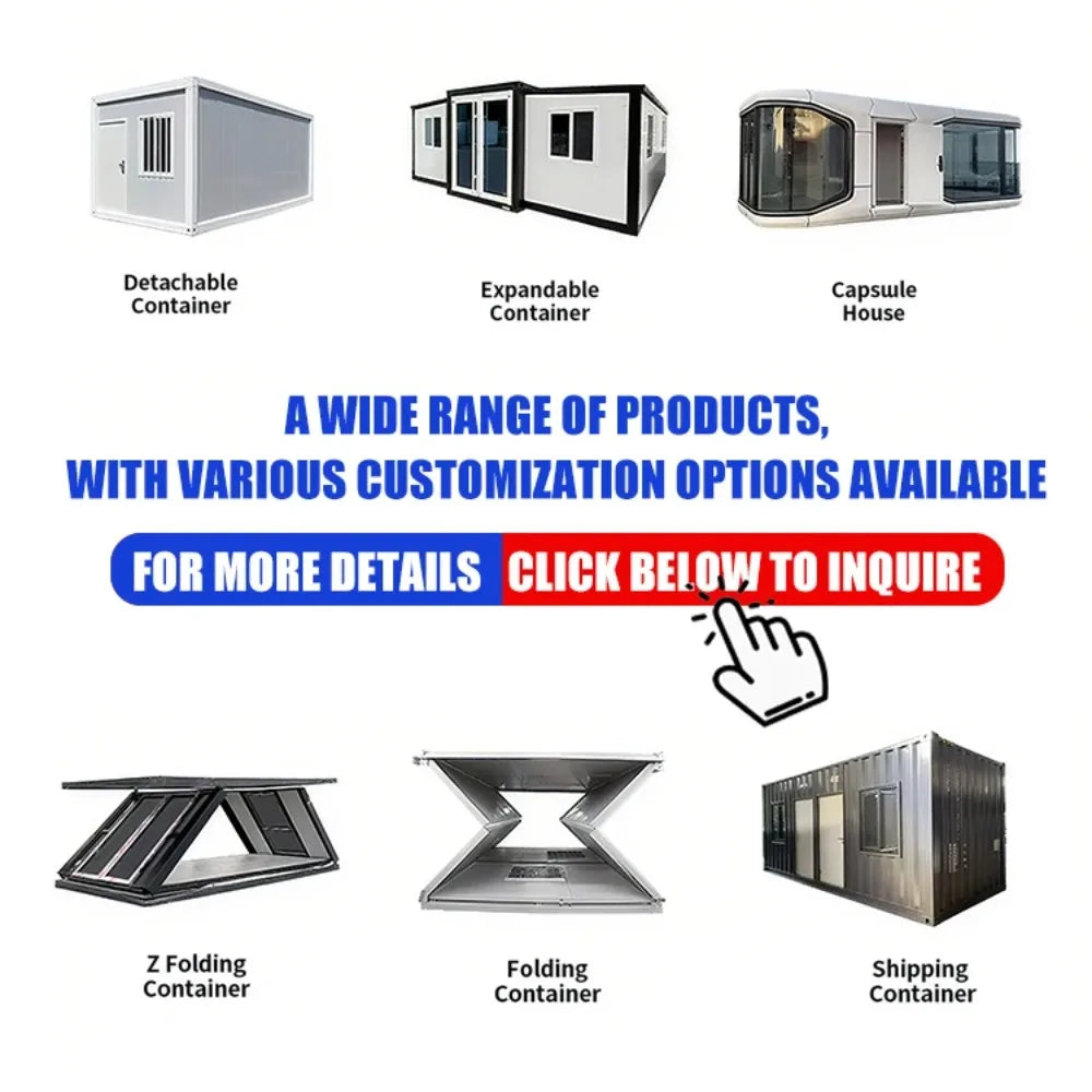 Easy Install 20ft 40ft Cabin Expandable House Container Other Prefab Houses Prefab Villa with 2 3 4 Bedroom