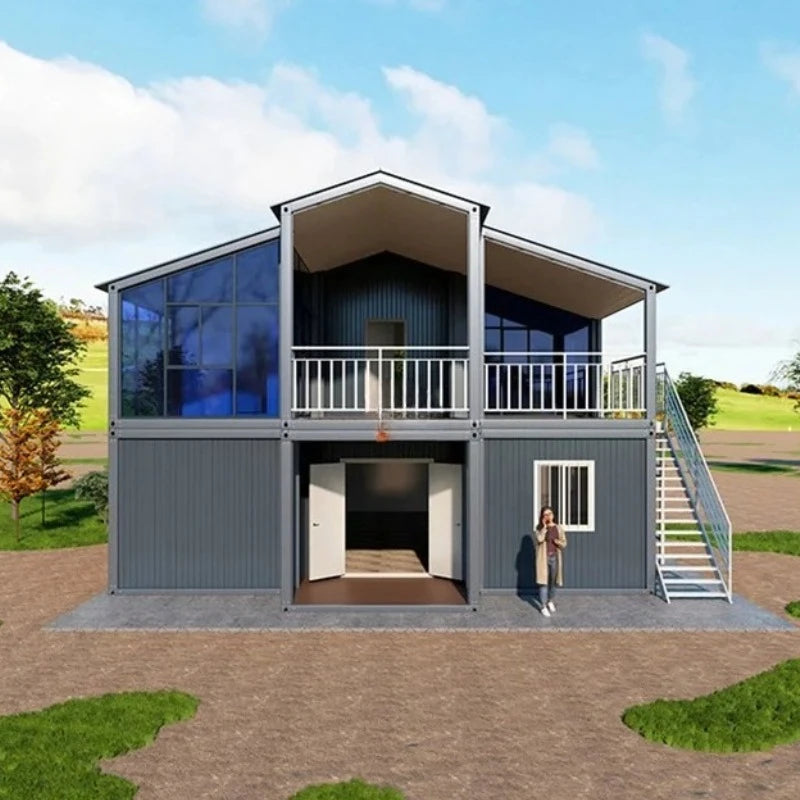 40ft Mobile Folding Houses, 20ft Modular Prefabricated Houses and Customizable Container Houses with 1-4 Bedrooms and Furniture
