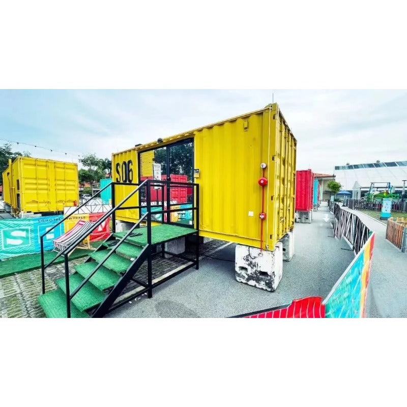 40ft Expandable Folding Container House with 2 Bedrooms Standard Size for Outdoor Warehouse & Villa Use for Toilets